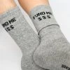 Soxygen Unisex Grey ‘Fund Me’ Classic Socks