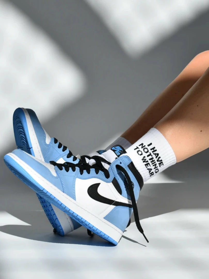 Soxygen Unisex White ‘I Have Nothing To Wear’ Classic Socks Accessories 4 Soxygen Unisex White ‘I Have Nothing To Wear’ Classic Socks Accessories