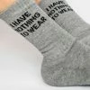 Soxygen Accessories Unisex Grey ‘I Have Nothing To Wear’ Classic Socks
