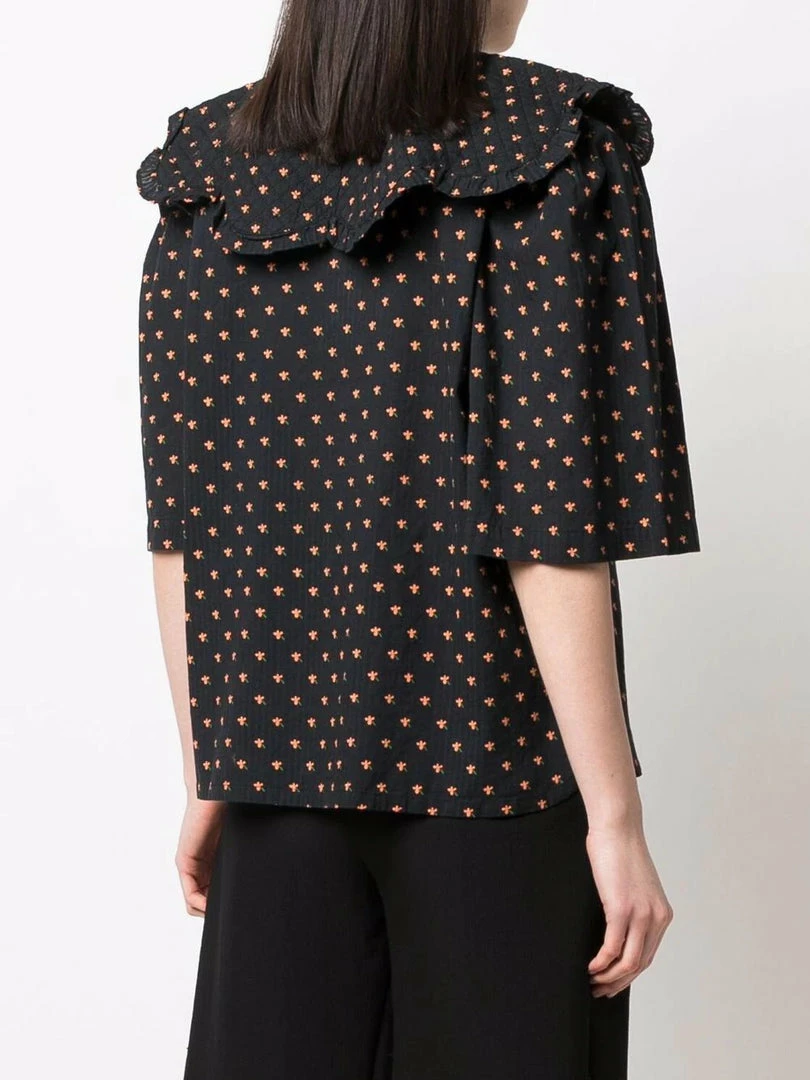 Stella Nova Black 'Dicte' Ditsy Floral Shirt Clothing 11 Stella Nova Black 'Dicte' Ditsy Floral Shirt Clothing