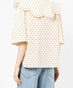 Stella Nova Clothing Cream 'Dicte' Ditsy Floral Shirt