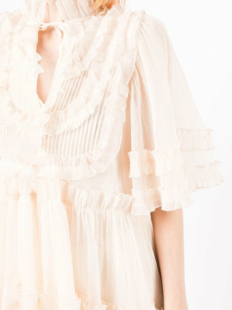 Stella Nova 'Elaya' Sheer Ruffle Mini Dress 12 Stella Nova 'Elaya' Sheer Ruffle Mini Dress