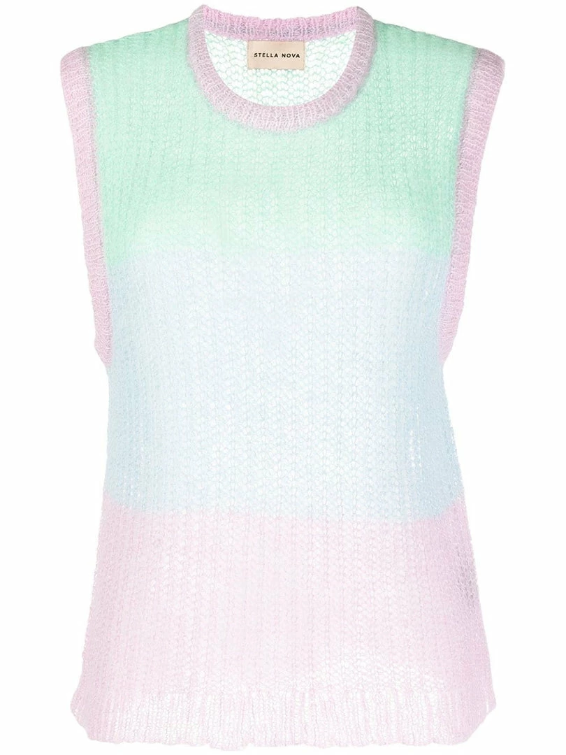 Stella Nova Clothing 'Hallie May' Pastel Knit Vest 8 Stella Nova Clothing 'Hallie May' Pastel Knit Vest