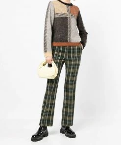 Stella Nova Brown 'Rima Joe' Check Sweater