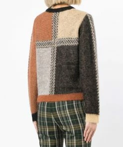 Stella Nova Brown 'Rima Joe' Check Sweater