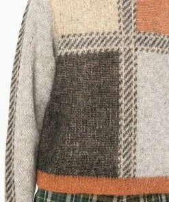 Stella Nova Brown 'Rima Joe' Check Sweater