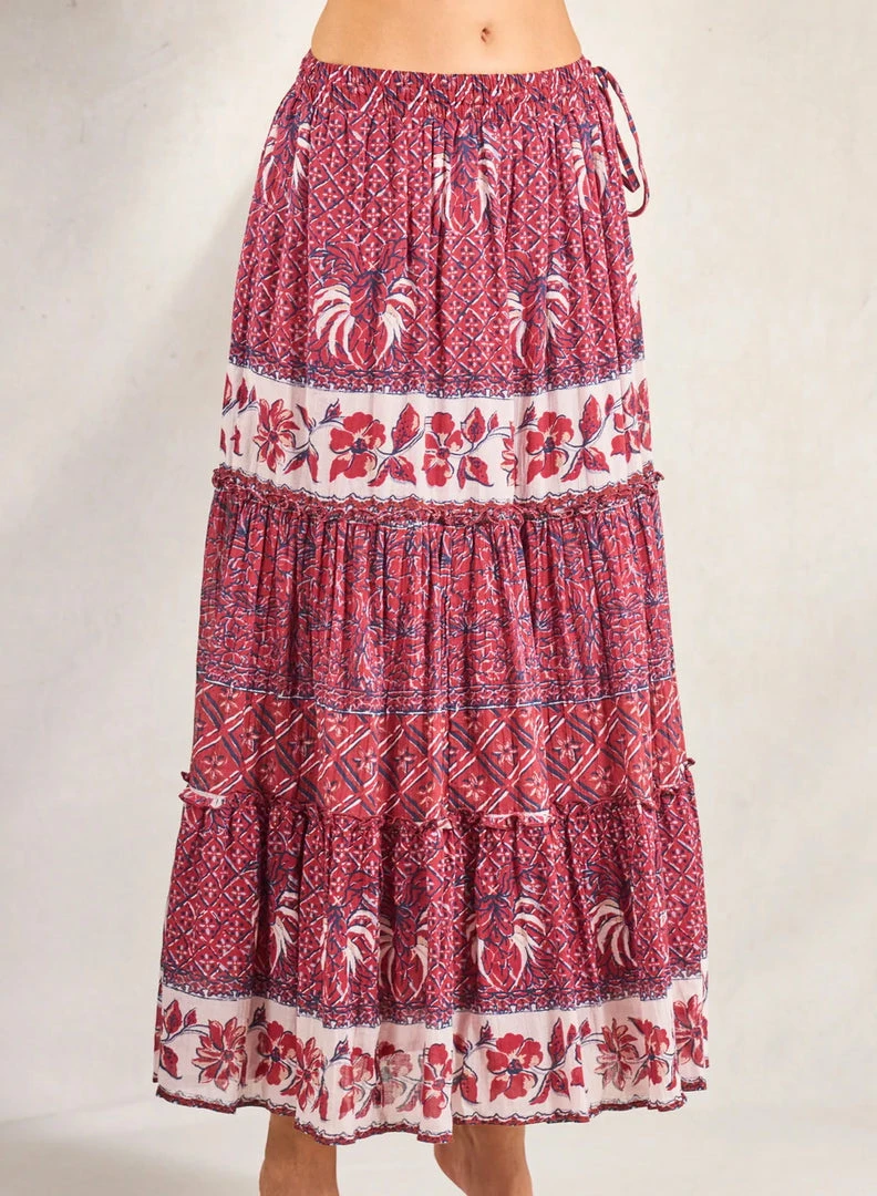 M.A.B.E 'Stevie' Print Maxi Skirt 3 M.A.B.E 'Stevie' Print Maxi Skirt