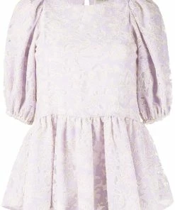 Stine Goya Clothing 'Liw' Embroidered Peplum Blouse