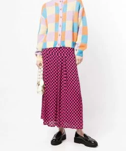 Stine Goya 'Ash' Check Cardigan