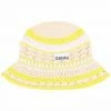 Ganni ‘Striped Crochet Bucket Hat’