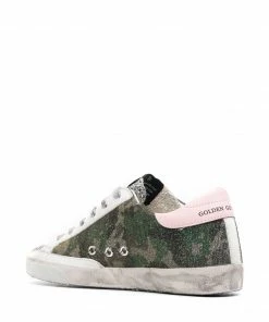 Golden Goose ‘Super-Star’ Camo Glitter Sneakers