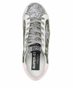 Golden Goose ‘Super-Star’ Camo Glitter Sneakers