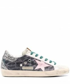 Golden Goose ‘Super-Star’ Iridescent Leopard Sneakers