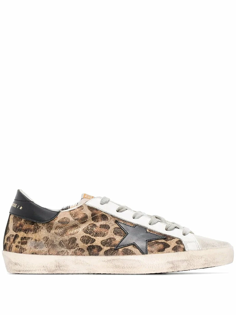Golden Goose ‘Super-Star’ Leopard Low Top Sneakers Shoes 8 Golden Goose ‘Super-Star’ Leopard Low Top Sneakers Shoes