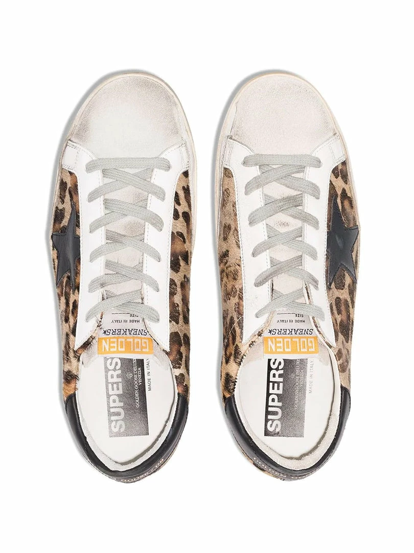 Golden Goose ‘Super-Star’ Leopard Low Top Sneakers Shoes 32 Golden Goose ‘Super-Star’ Leopard Low Top Sneakers Shoes