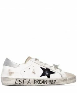 Golden Goose Shoes ‘Superstar Distressed Trainers’