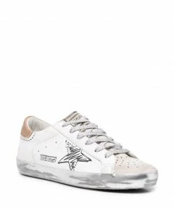 Golden Goose 'Superstar Scribble Detail Trainers' Shoes