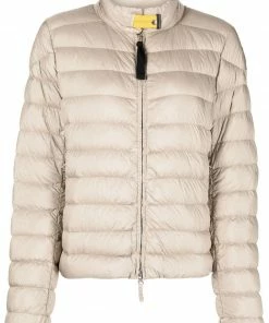 Parajumpers Light Beige'Sybil' Padded Jacket Clothing