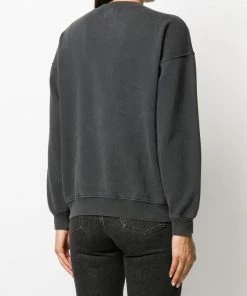 Anine Bing Clothing Faded Black 'Tiger Sweatshirt' 9 Anine Bing Clothing Faded Black 'Tiger Sweatshirt'