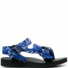 Arizona Love Cerulean 'Trekky Bandana' Sandals Shoes 1 Arizona Love Cerulean 'Trekky Bandana' Sandals Shoes