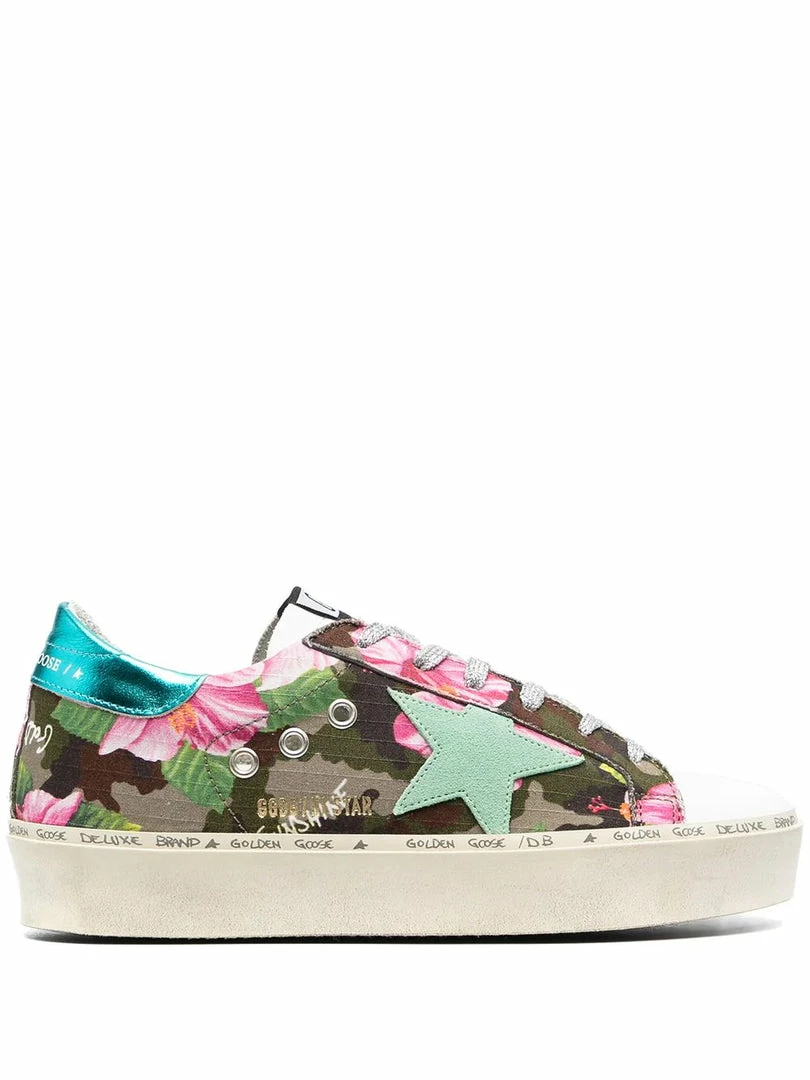 Golden Goose ‘Tropical Print Platform Sneakers’ Shoes 6 Golden Goose ‘Tropical Print Platform Sneakers’ Shoes