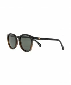 Le Specs New In Unisex Black Tortoiseshell ‘Bandwagon’ Sunglasses