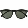 Le Specs Unisex ‘Bandwagon’ Black Rubber Sunglasses