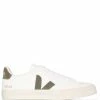 VEJA Shoes 'Khaki And White Low-Top Trainers'