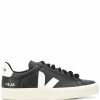 VEJA Black And White ‘Campo’ Chromefree Trainers Shoes