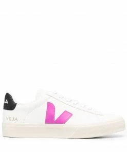 VEJA White ‘Campo’ Chromefree Trainers