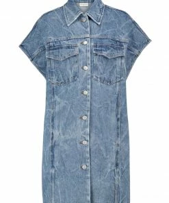 DRIES VAN NOTEN ‘Vassie’ Long Sleeveless Denim Jacket 8 DRIES VAN NOTEN ‘Vassie’ Long Sleeveless Denim Jacket