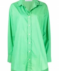 Faithfull The Brand New In Green 'Vega Shirt Dress'