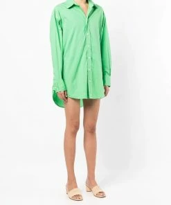 Faithfull The Brand New In Green 'Vega Shirt Dress' 9 Faithfull The Brand New In Green 'Vega Shirt Dress'