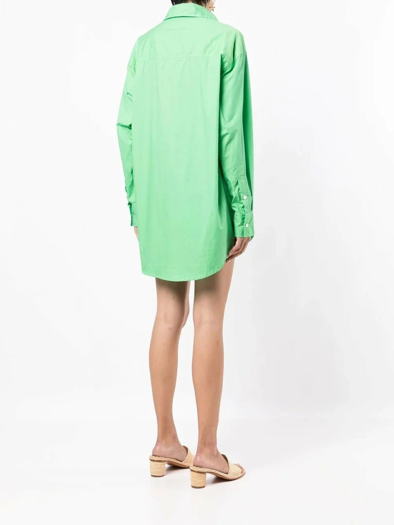 Faithfull The Brand New In Green 'Vega Shirt Dress' 6 Faithfull The Brand New In Green 'Vega Shirt Dress'