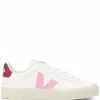 VEJA 'Red And Pink Detail Low-Top Sneakers'