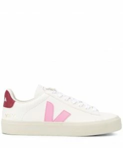 VEJA 'Red And Pink Detail Low-Top Sneakers'