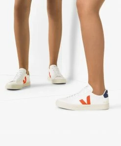 VEJA 'Blue And Orange Detail Low-Top Sneakers' Shoes