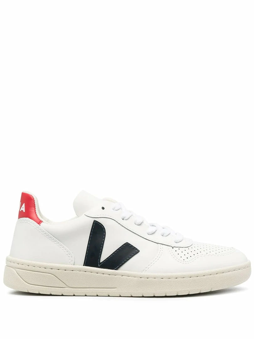 VEJA Shoes Red And Blue 'V-10' Trainers 3 VEJA Shoes Red And Blue 'V-10' Trainers