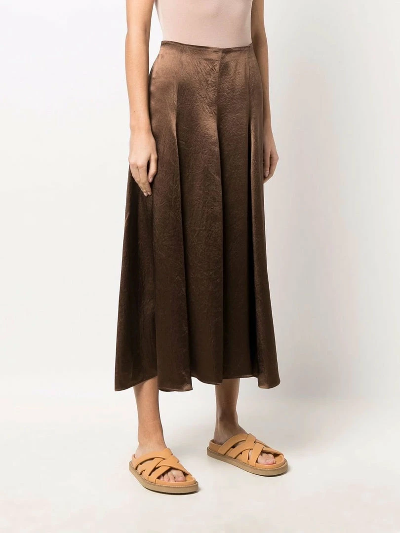 Vince Brown 'Panelled Satin Slip Midi Skirt' Clothing 5 Vince Brown 'Panelled Satin Slip Midi Skirt' Clothing