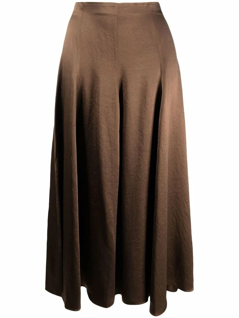 Vince Brown 'Panelled Satin Slip Midi Skirt' Clothing 3 Vince Brown 'Panelled Satin Slip Midi Skirt' Clothing