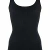 Vince Clothing Navy 'Ribbed Vest Top’