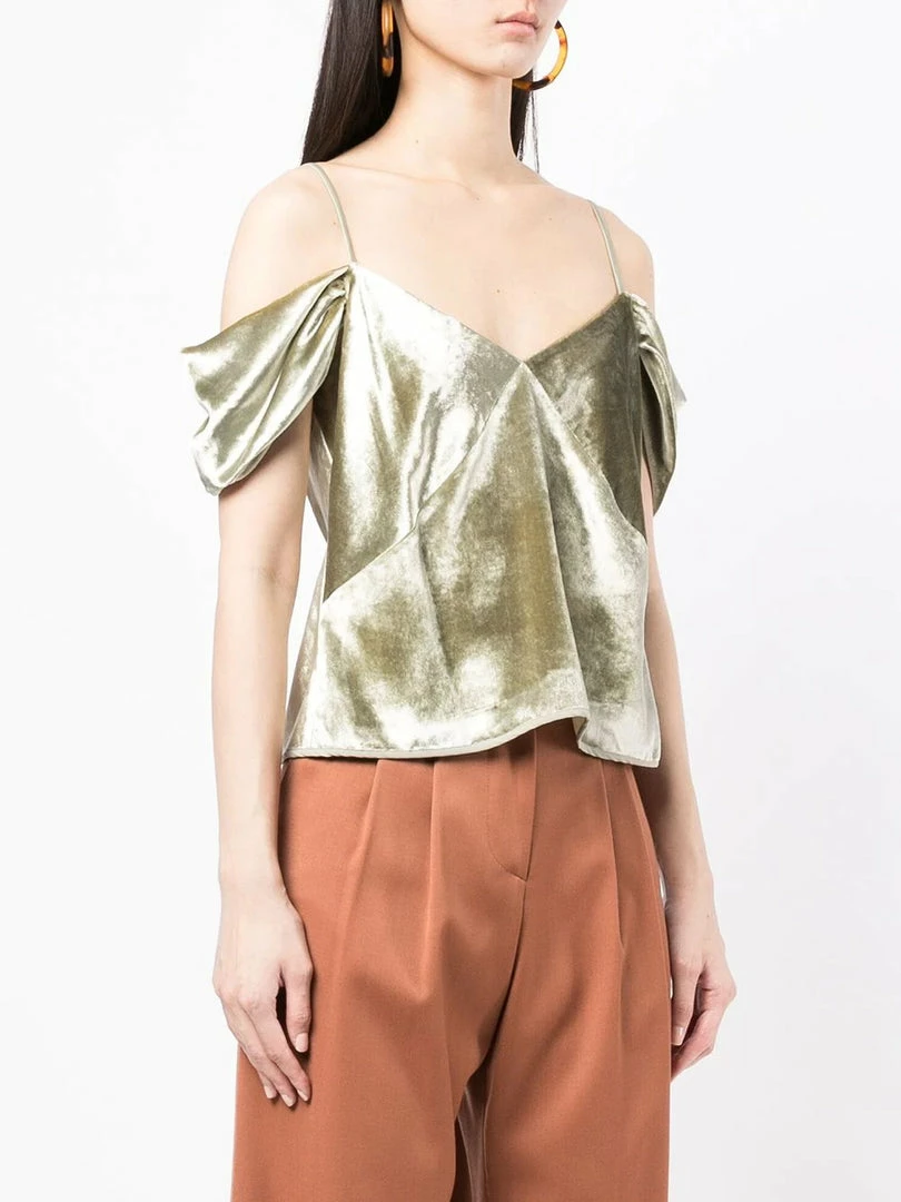 Vince 'Off The Shoulder Velvet Camisole' Clothing 5 Vince 'Off The Shoulder Velvet Camisole' Clothing