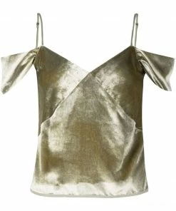 Vince'Off The Shoulder Velvet Camisole' Clothing