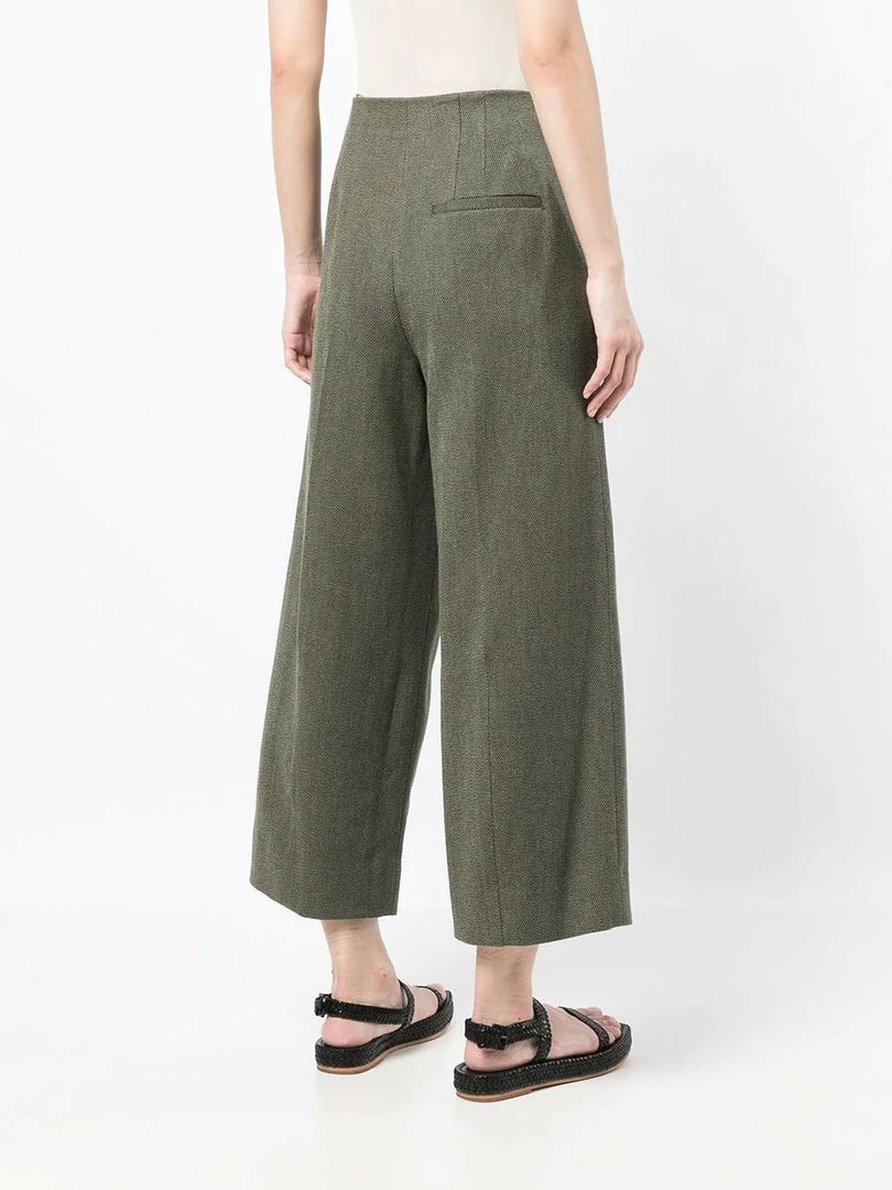 Vince Green ‘Cropped Wide Leg Trousers’ Clothing 6 Vince Green ‘Cropped Wide Leg Trousers’ Clothing