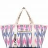 Isabel Marant Ecru 'Warden' Large Woven Tote Bag