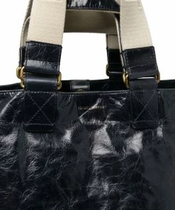 Isabel Marant Faded Night 'Wardy' Crinkle Effect Tote Bag Bags