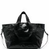 Isabel Marant New In Black 'Wardy' Crinkle Tote Bag