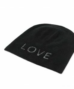 Warm Me Accessories 'Damian Love Black Crystal Hat'