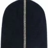 Warm Me Navy 'Damian Stripe Hat' Accessories