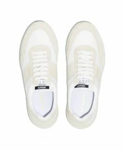 Axel Arigato White And Beige 'Genesis Vintage Runner Trainers'